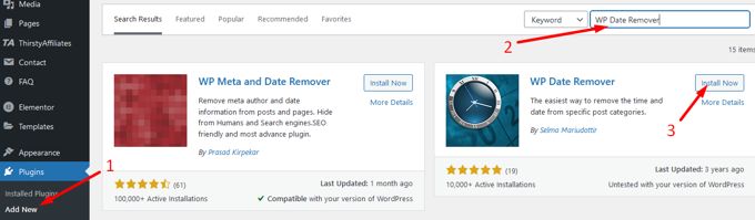 Datum Wordpress post verwijderen WP Date Remover Datum Wordpress post verwijderen WP Date Remover