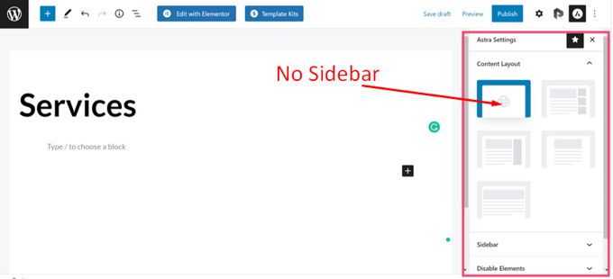 Hoe zijbalk in WordPress verwijderen Astra per pagina Hoe zijbalk in WordPress verwijderen Astra per pagina