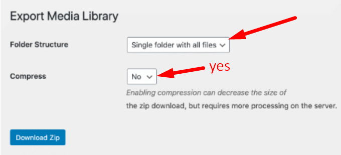 Wordpress mediabibliotheek downloaden Export Media Library Wordpress mediabibliotheek downloaden Export Media Library